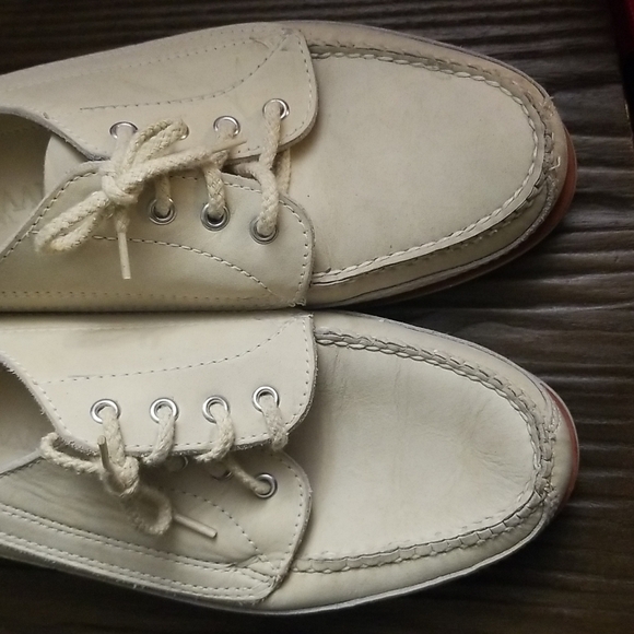 COLE HAAN Vibram Made In USA Leather Dock/Boat Shoes - Picture 6 of 13